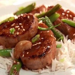 Ginger-Sesame Pork Medallions