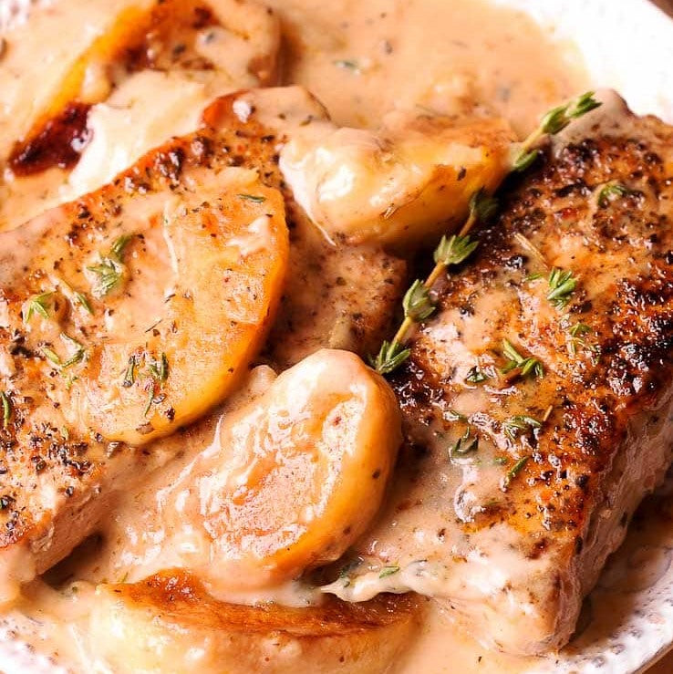 apple cider pork chop